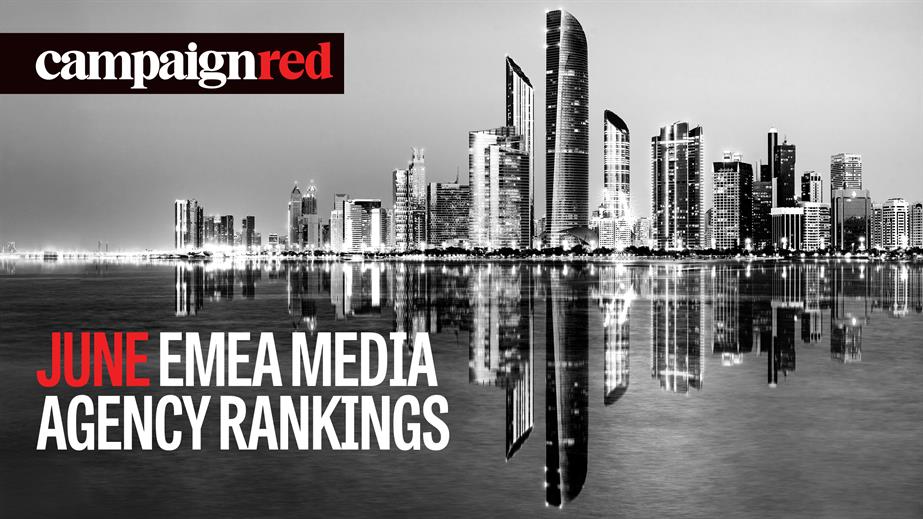 June EMEA media agency rankings