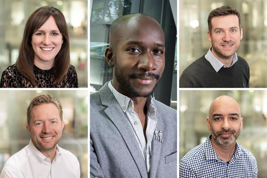 From top left, clockwise: Emma Withington, Dino Myers-Lamptey, David Bratt, Ravinder Panesar and Lewis Shaw