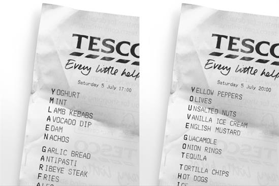 Tesco “Receipts” by BBH London