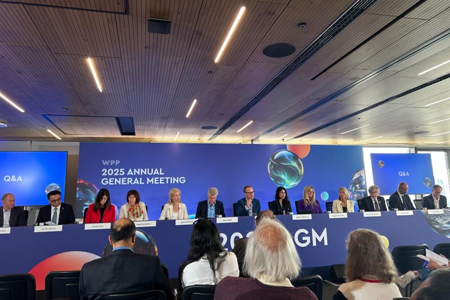 WPP shareholders meeting