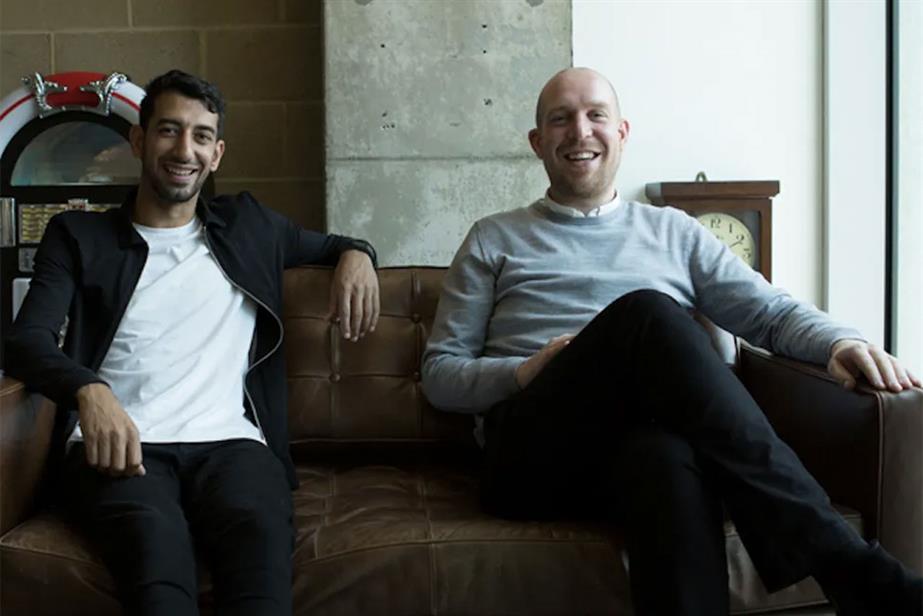 LadBible founders Arian Kalantari (left) and Alexander Solomou