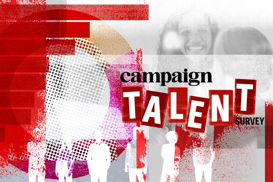 Outlines of bodies with 'Campaign talent survey' overwritten