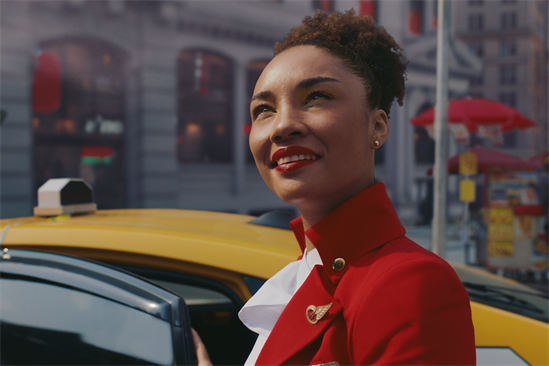 Virgin Atlantic "A rainbow in the clouds" by Lucky Generals